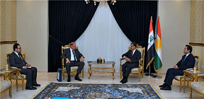 The meeting of Mr.Oleg Levin, Consul General of the Russian Federation in Erbil, with the Head of the KRG Department of Foreign Relations Mr. Safeen Dizayee