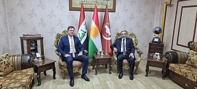 About meeting of Mr. Maxim Rubin, the Consul General of the Russian Federation in Erbil, with Mr. Salahaddin Mohammed Bahaaddin, the Secretary-General of the Kurdistan Islamic Union party