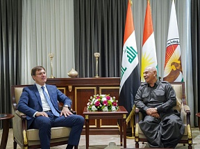 Meeting of Mr. Maxim Rubin, Consul General of Russia in Erbil, with Mr. Jaafar Sheikh Mustafa, Vice President of the Kurdistan Region of Iraq