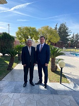 Meeting of Mr. Maxim Rubin, Consul General of Russia in Erbil, with Dr. Muhammad Siddiq Khoshnaw, Deputy Head of the Foreign Relations Committee of the Iraqi Parliament