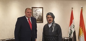 О встрече Генерального консула России в Эрбиле О.В.Левина с Руководителем Департамента международных связей Регионального правительства Курдистана С.Дезаи