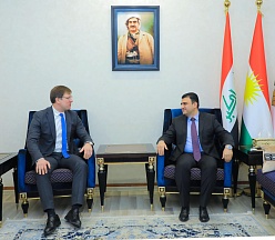 On January 28, Mr. Maxim Rubin, Consul General of Russia in Erbil, met with Mr. Umed Sabah, President of the Diwan of the Council of Ministers of the Kurdistan Region.