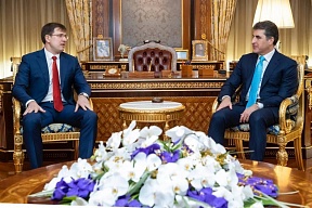 О встрече Генерального консула России в Эрбиле М.О.Рубина с Президентом КАР Нечирваном Барзани О встрече Генерального консула России в Эрбиле М.О.Рубина с Президентом КАР Нечирваном Барзани