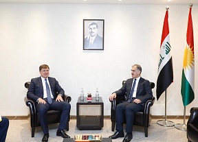 Meeting of Maxim Rubin, Consul General of Russia in Erbil, with Safeen Dizayee, Minister, Head of the Department of Foreign Relations of the Kurdistan Regional Government