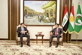 Meeting of Mr Maxim Rubin, Consul General of Russia in Erbil, with Mr. Darbaz Kosrat Rasul, Member of Patriotic Union of Kurdistan Politburo and Head of PUK Relations Bureau