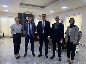 Meeting of Maxim Rubin, Consul General of Russia in Erbil, with the delegation of the Ministry of Higher Education and Scientific Research of the Kurdistan Regional Government
